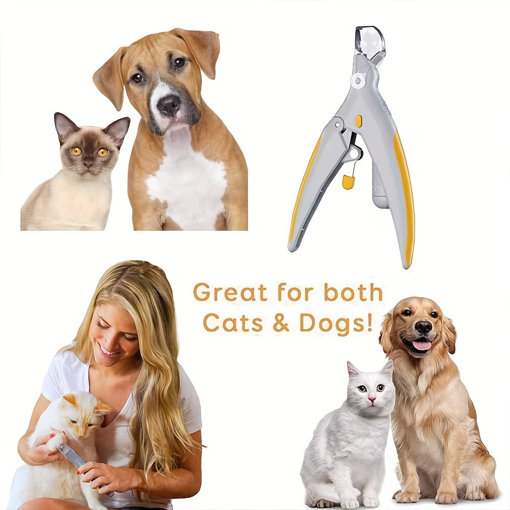 LED Pet Nail Clipper & Grooming Trimmer for Cats and Dogs