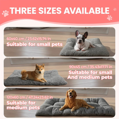 Extra Large Plush Dog Bed with Pillow & Raised Edges