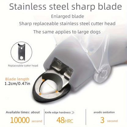 LED Pet Nail Clipper & Grooming Trimmer for Cats and Dogs