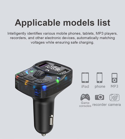 Wireless Car Charger & Bluetooth Adapter