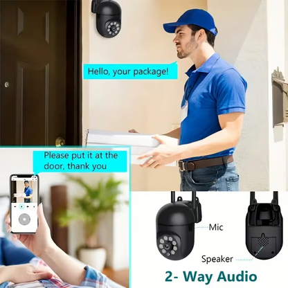 Smart WiFi Security Camera with Auto Tracking