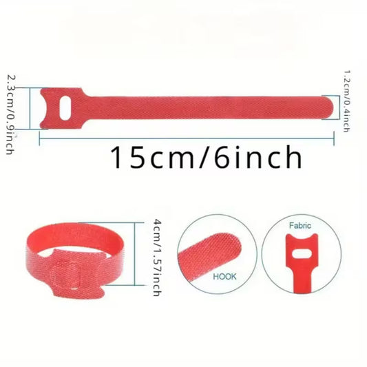 Reusable Cable Management Straps (25 Pack)