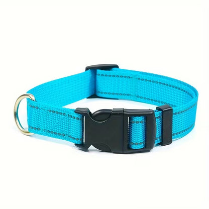 Reflective Adjustable Dog & Cat Collar – Safety Pet Collar