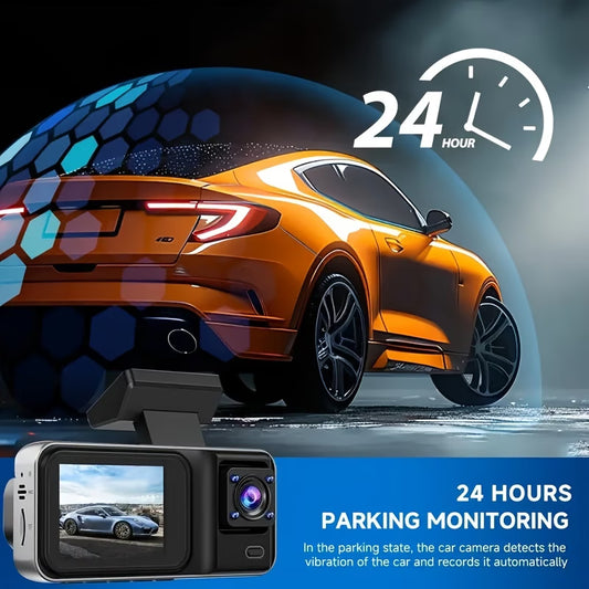 Full HD Front & Rear Dash Cam with Parking Monitor