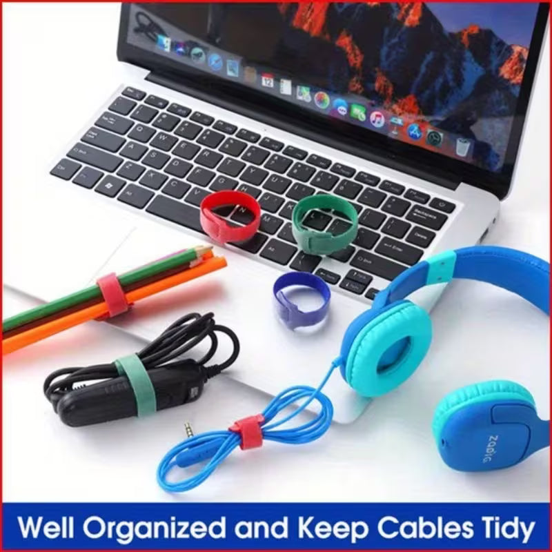 Reusable Cable Management Straps (25 Pack)