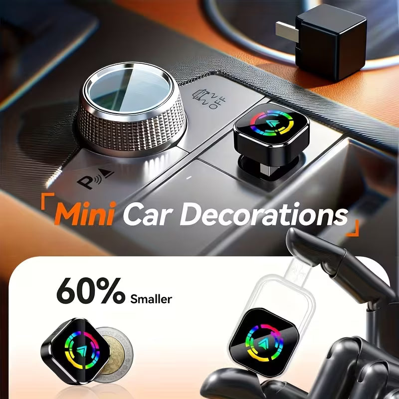 Wireless CarPlay & Android Auto Adapter | Convert Wired CarPlay to Wireless Instantly