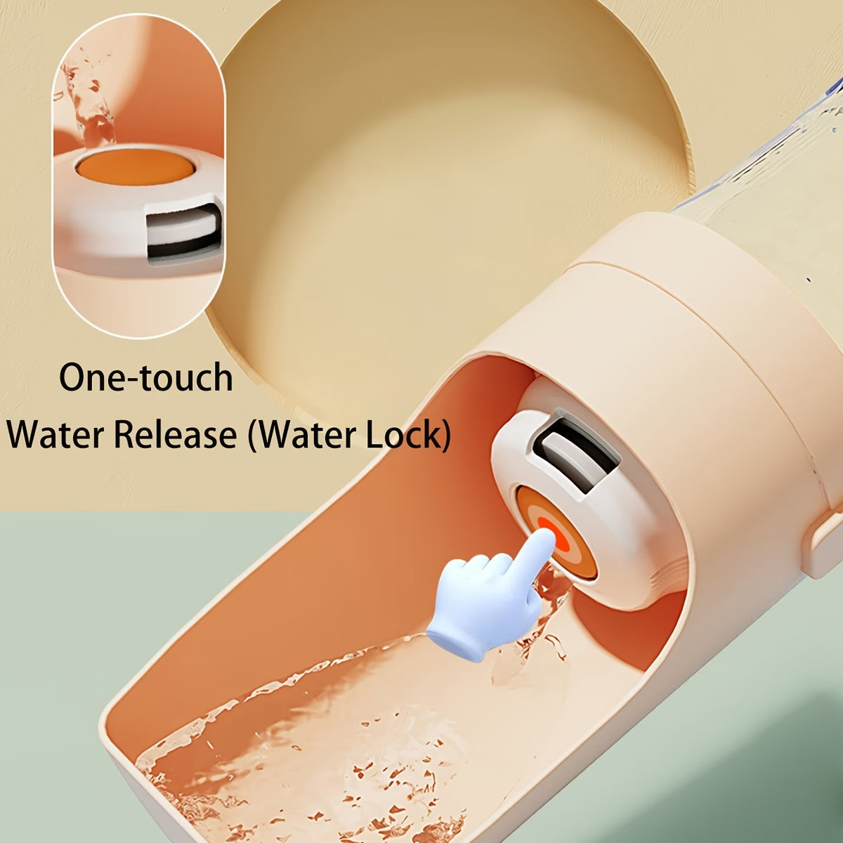 Portable Dog Water Bottle – Leak-Proof Travel Water Dispenser