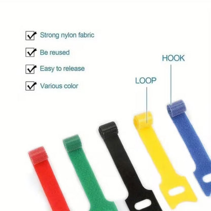 Reusable Cable Management Straps (25 Pack)