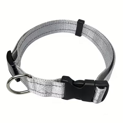 Reflective Adjustable Dog & Cat Collar – Safety Pet Collar