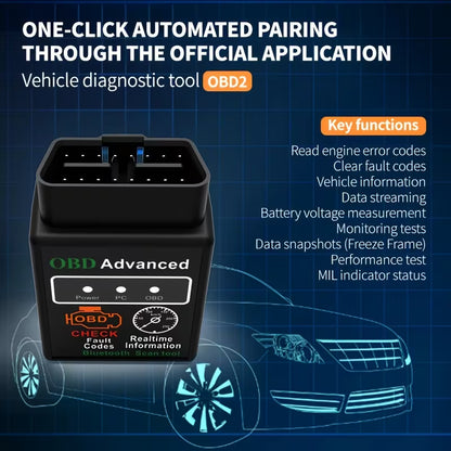 Bluetooth OBD2 Vehicle Diagnostic Scanner